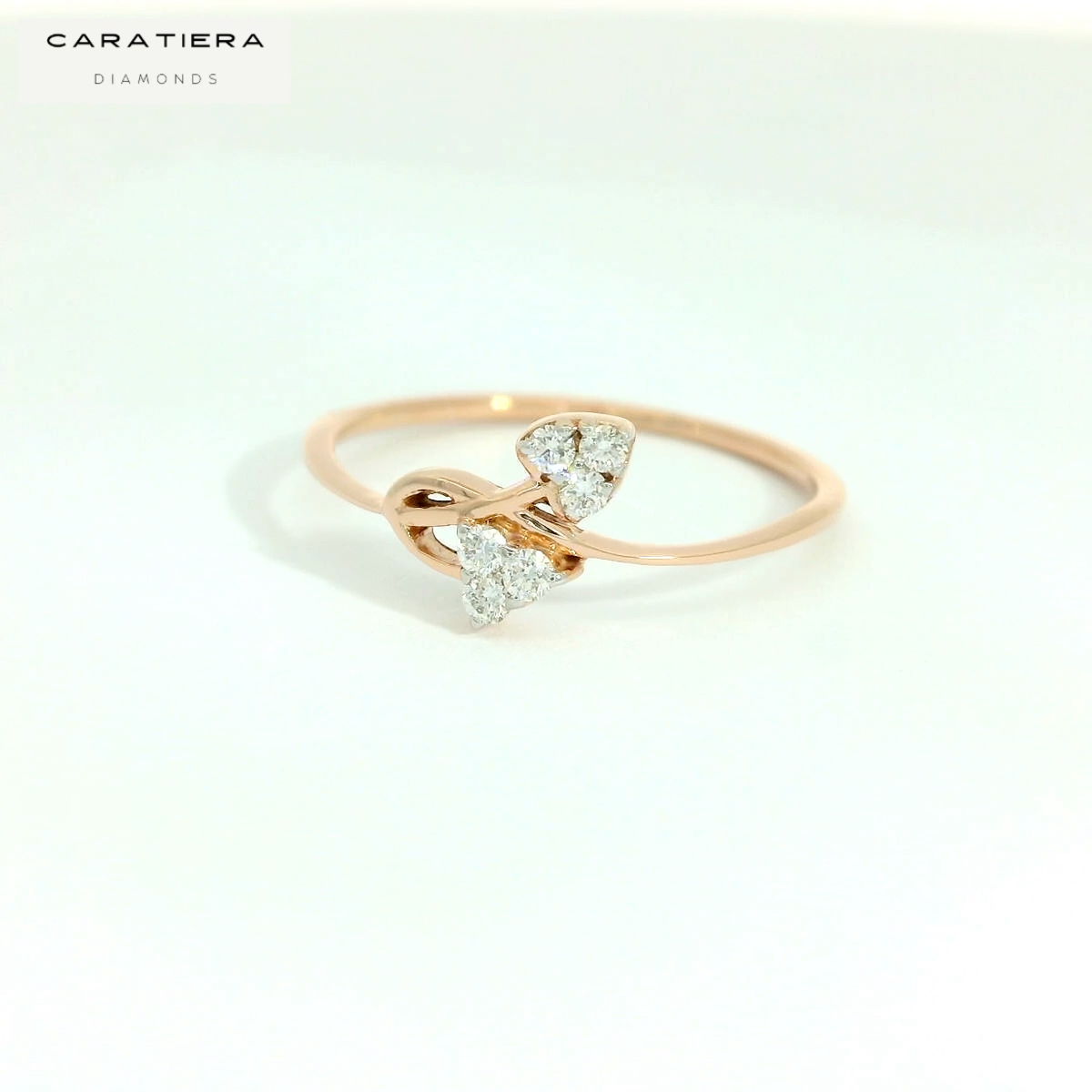 Elegant Heart-Shaped Diamond Ring