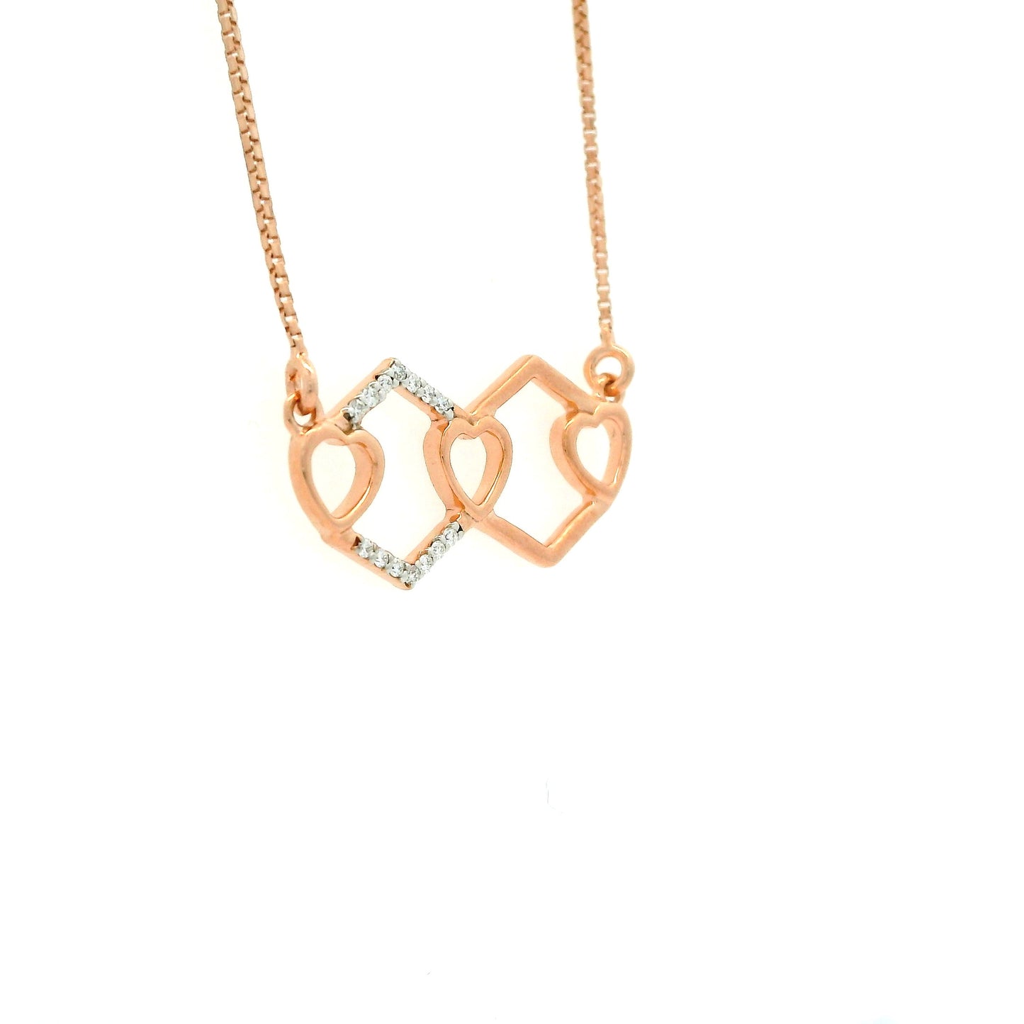 Elegant Heart-Shaped Pendant Necklace
