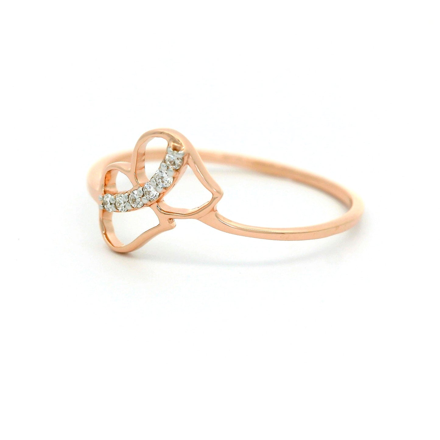 Elegant Rose Gold Infinity Ring