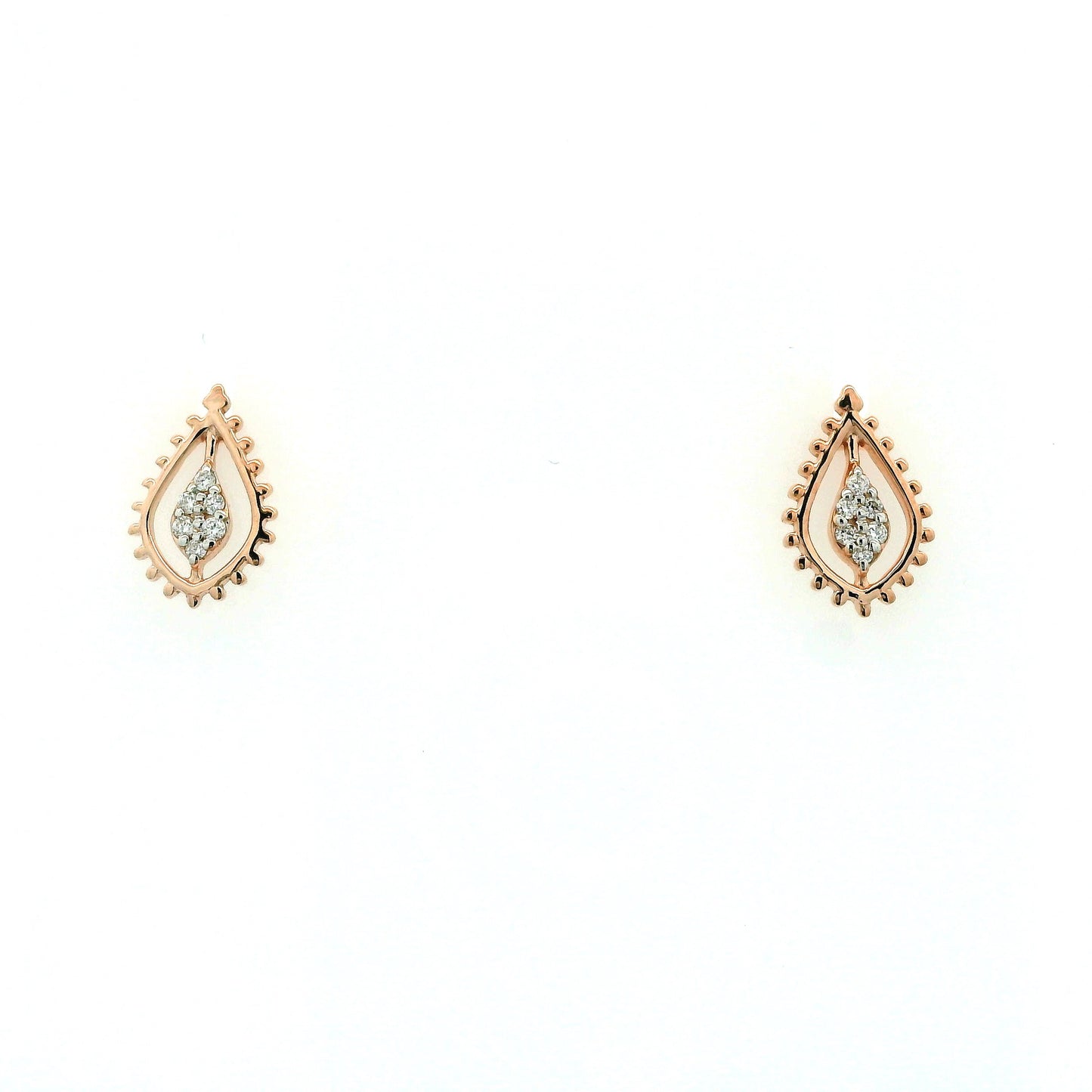 Elegant Rose Gold Earrings