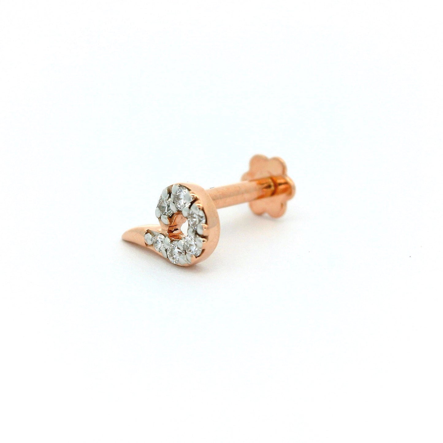Elegant Rose Gold nose pin