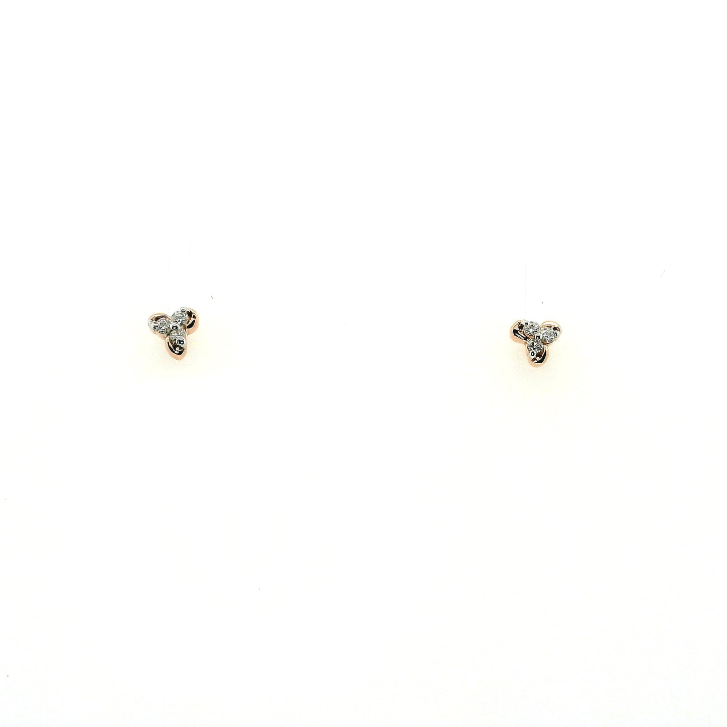 Elegant Diamond Stud Earrings