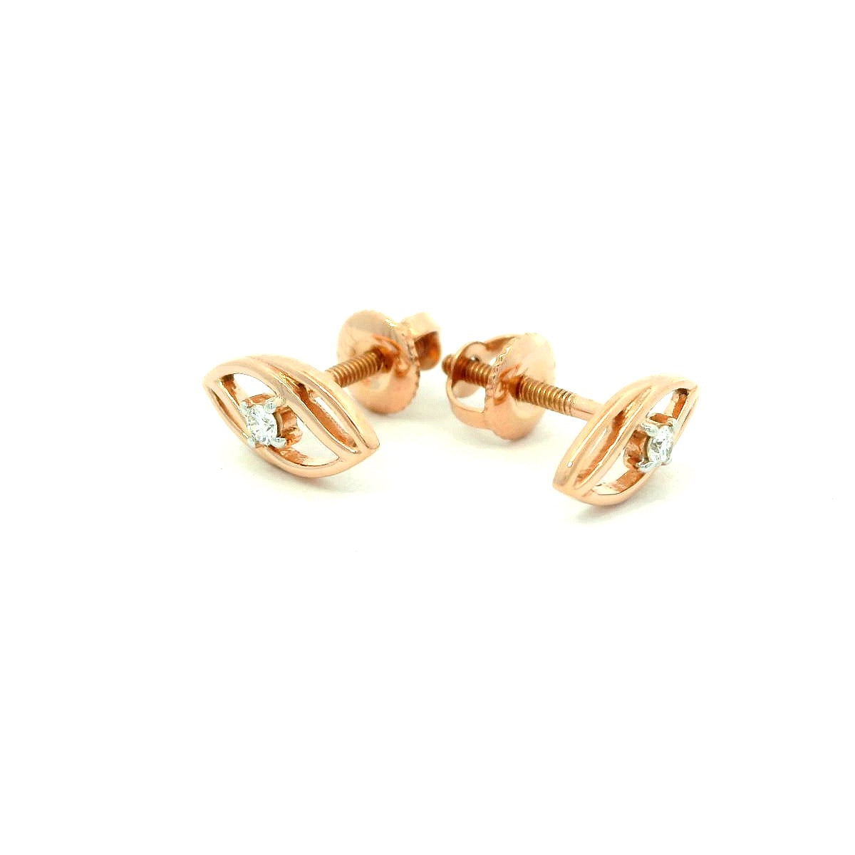 Elegant Rose Gold Earrings