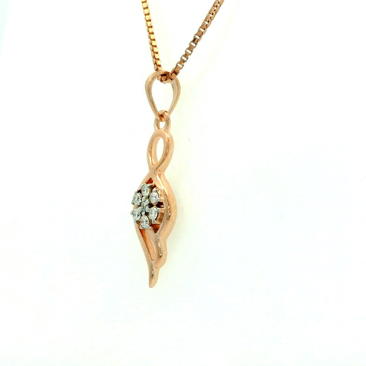 Elegant Gold Pendant with Gemstones