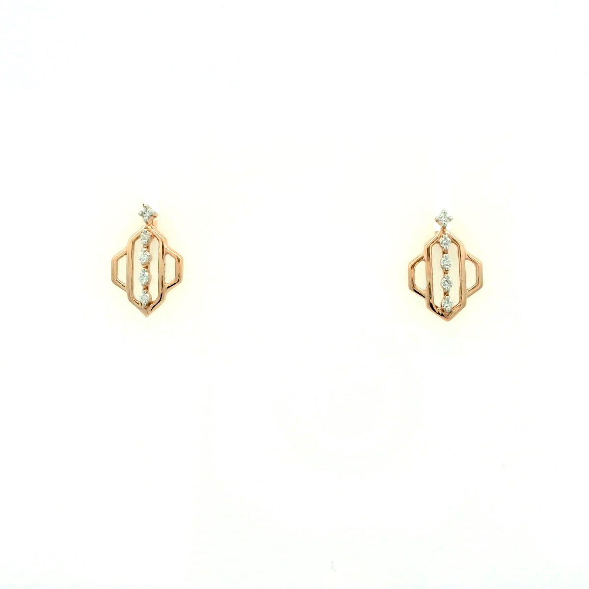 Elegant Rose Gold Earrings