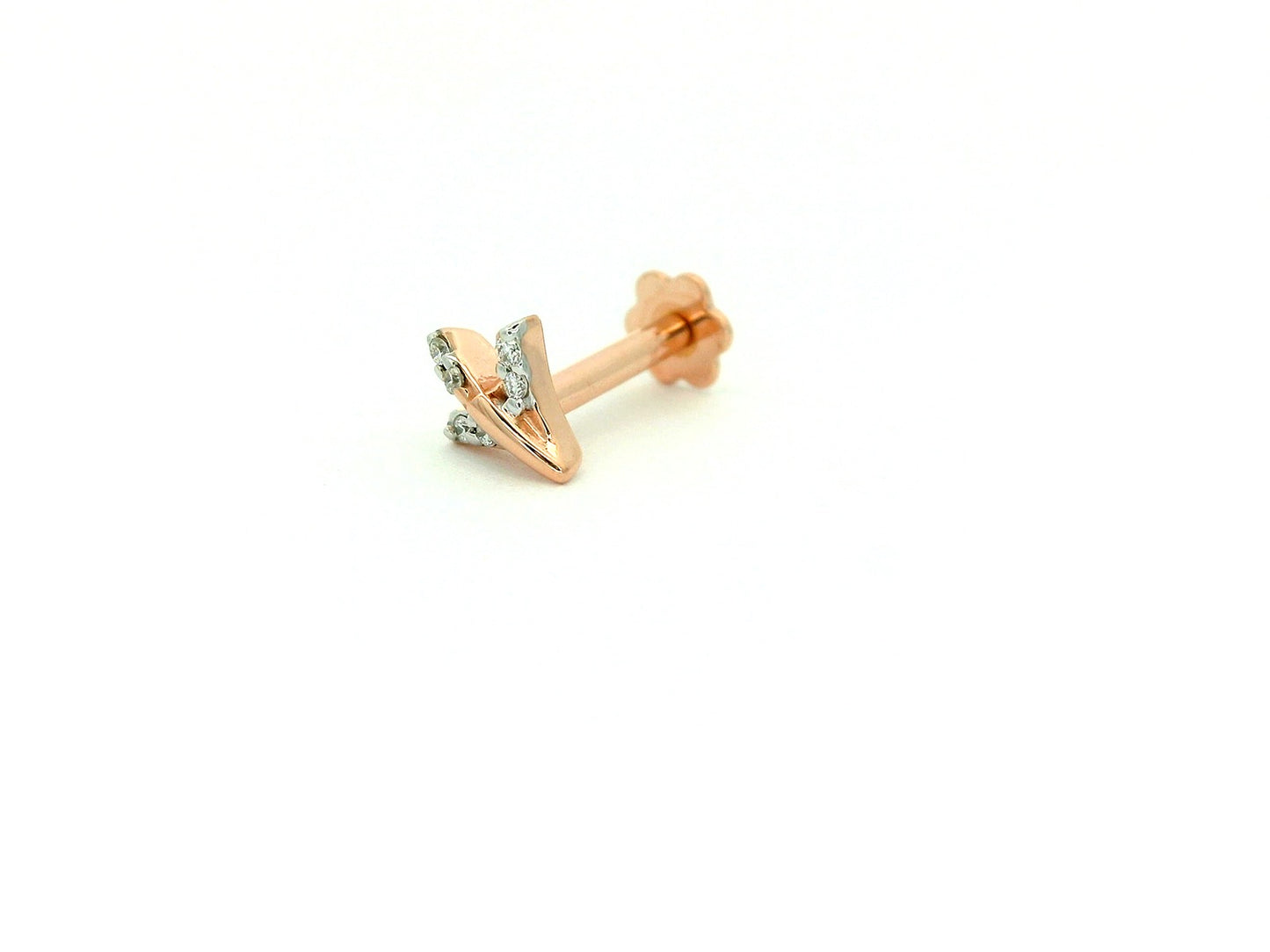 Elegant Rose Gold nose pin