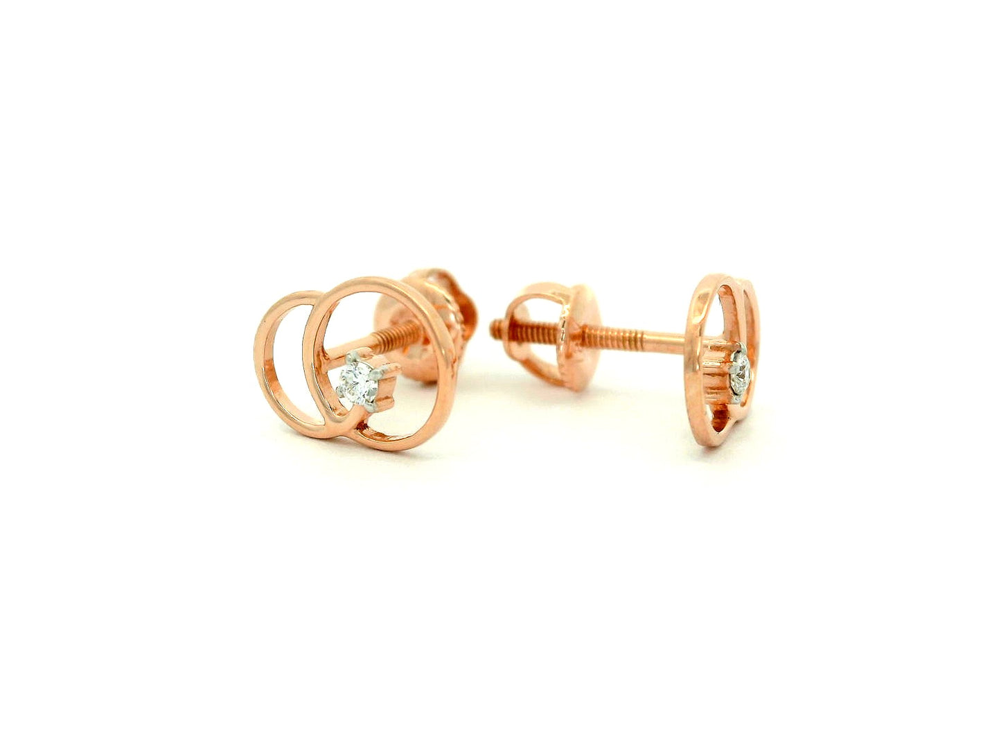 Elegant Rose Gold Earrings