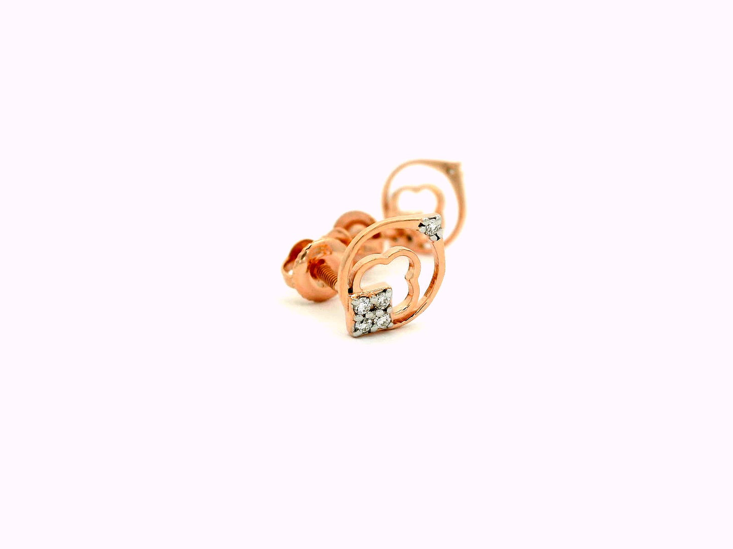 Elegant Rose Gold Earrings