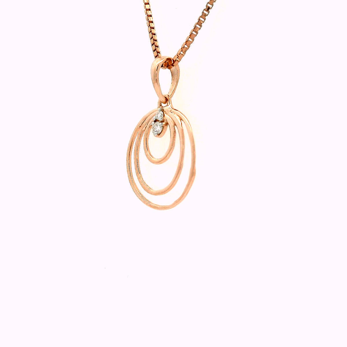 Elegant Gold Circle Pendant
