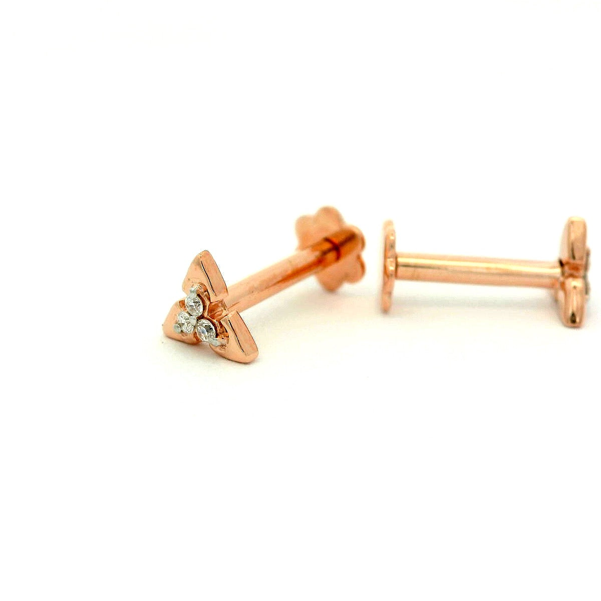 Elegant Rose Gold Earrings