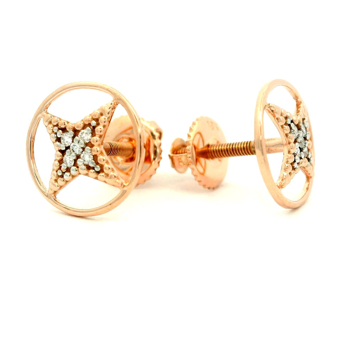 Elegant Rose Gold Earrings