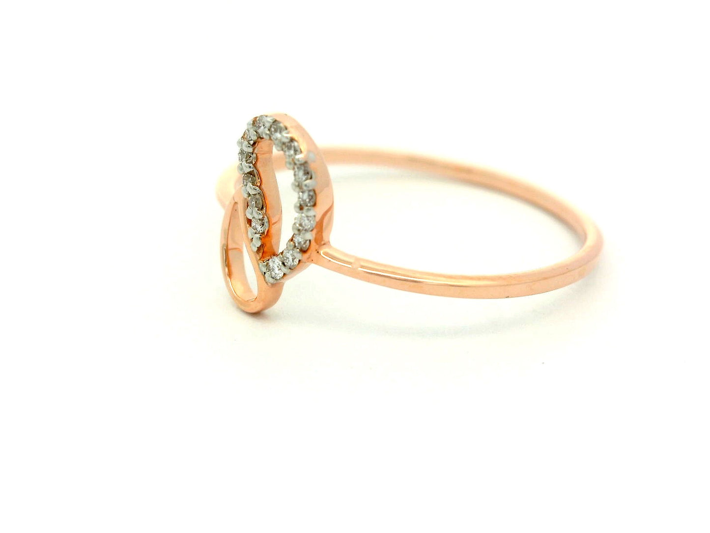 Elegant Rose Gold Infinity Ring