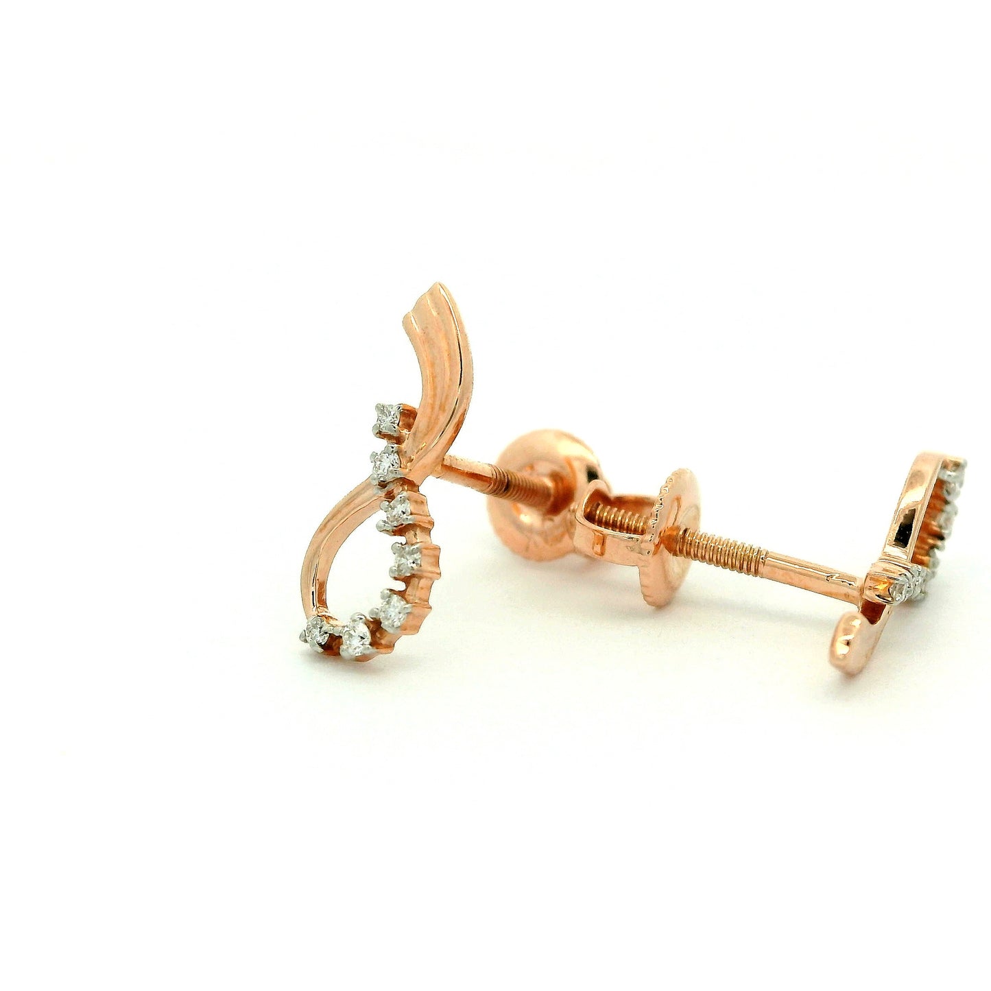 Elegant Rose Gold Earrings