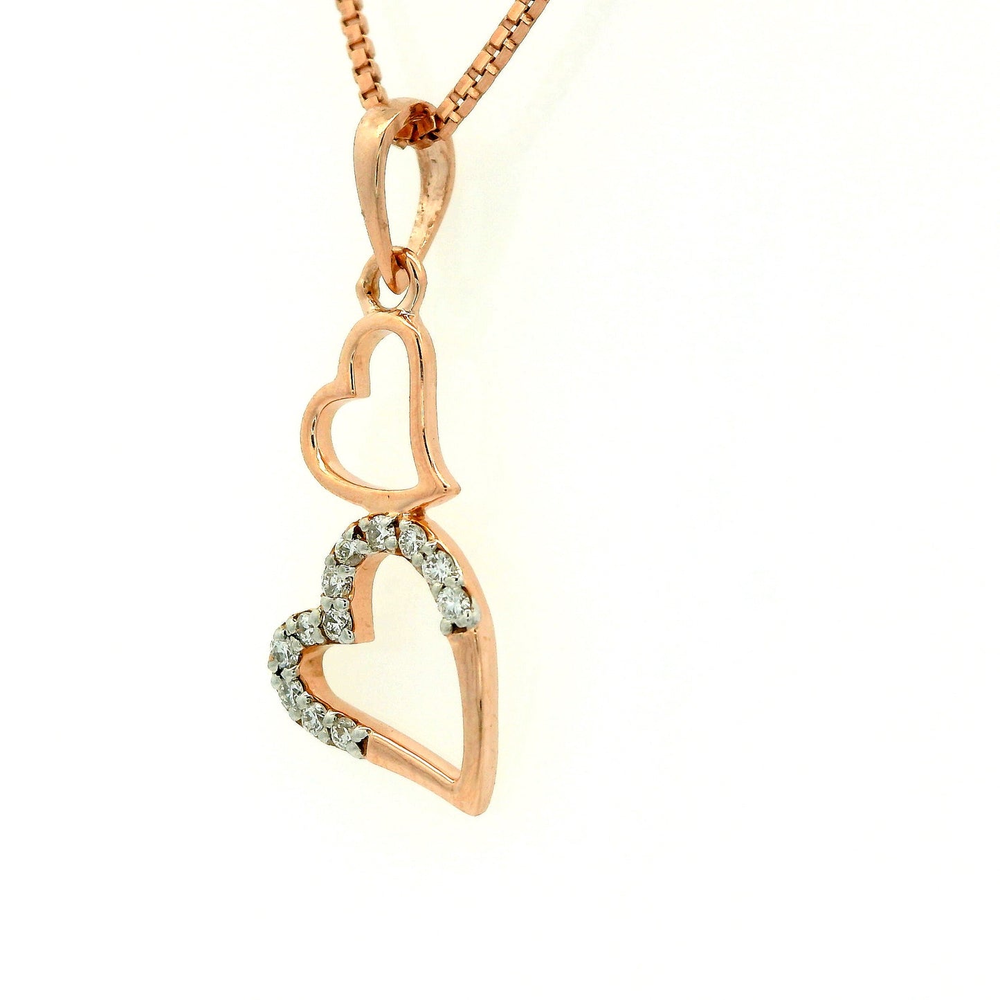 Elegant Heart Pendant Necklace