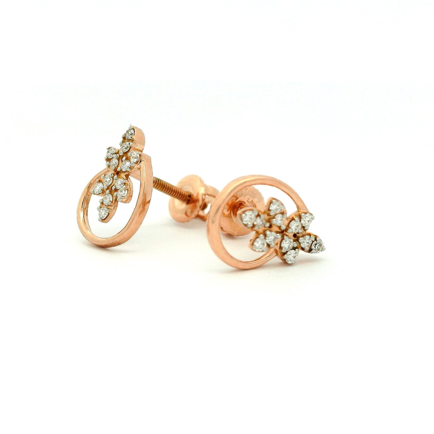 Elegant Rose Gold Earrings