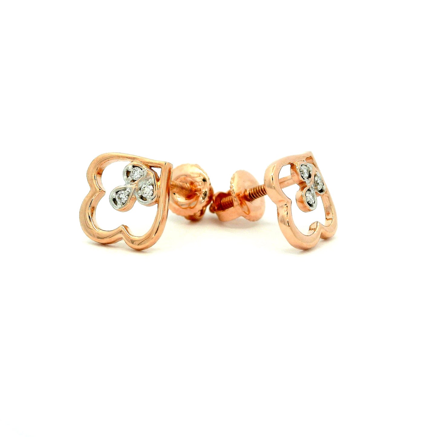 Elegant Rose Gold Earrings