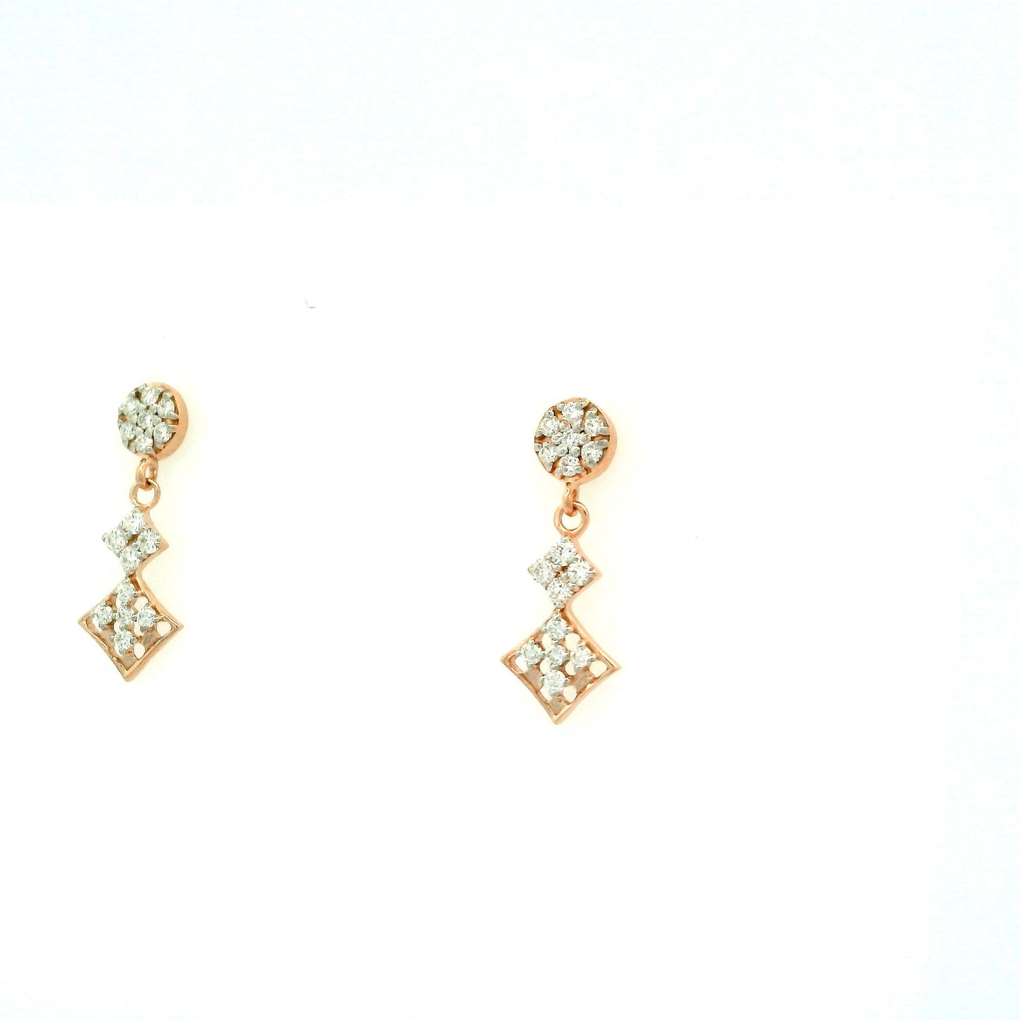 Elegant Rose Gold Earrings