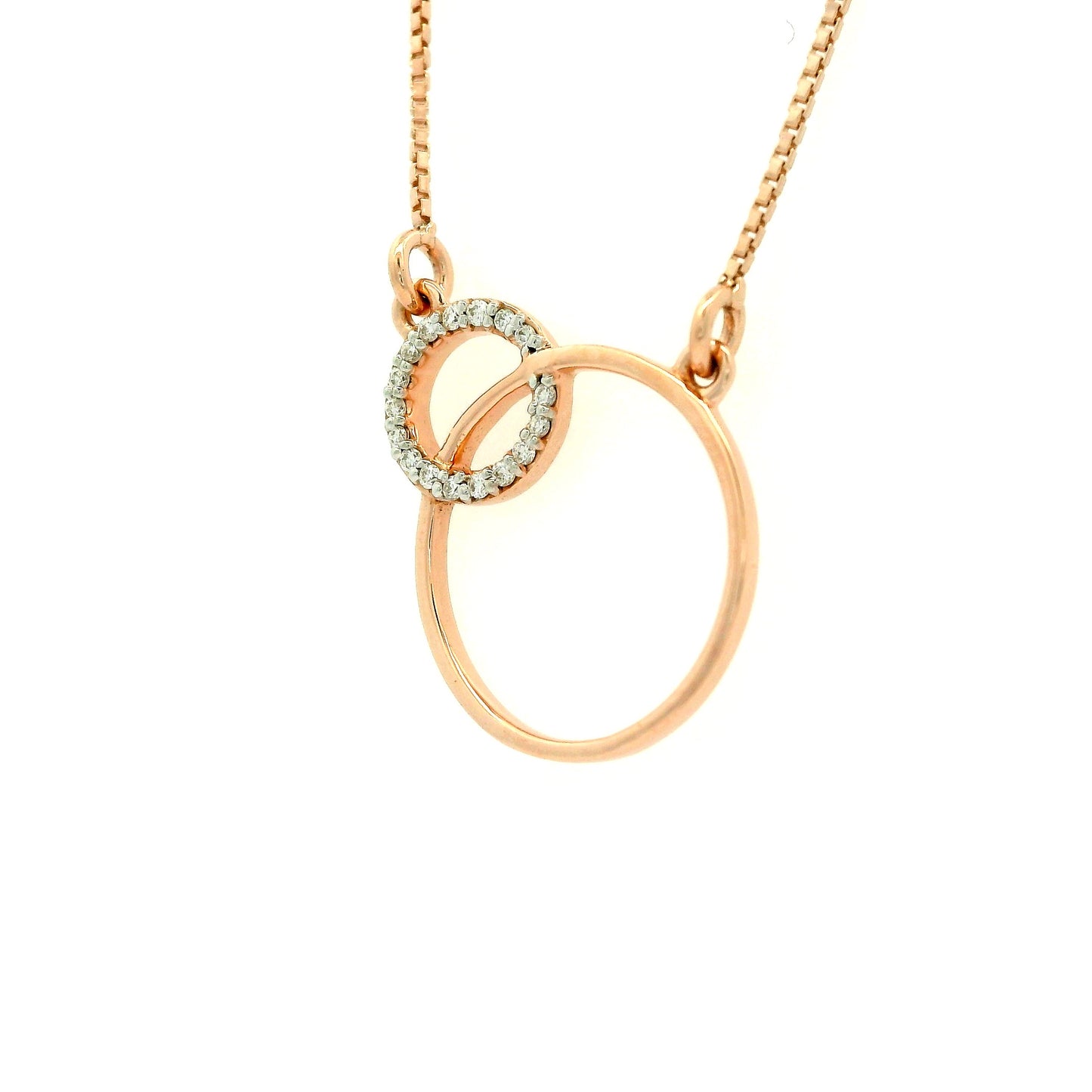 Elegant Interlocking Circle Pendant