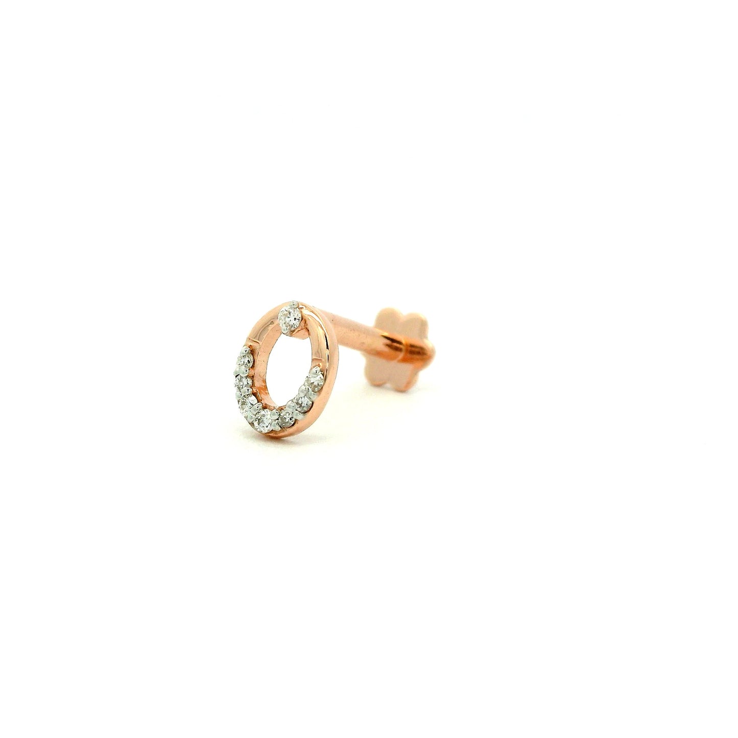 Elegant Rose Gold nose pin