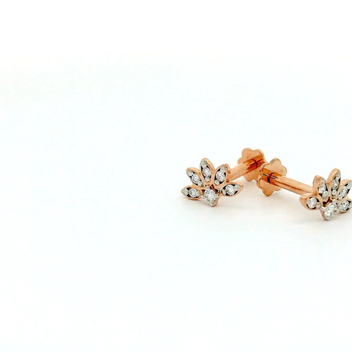 Elegant Floral Stud Earrings