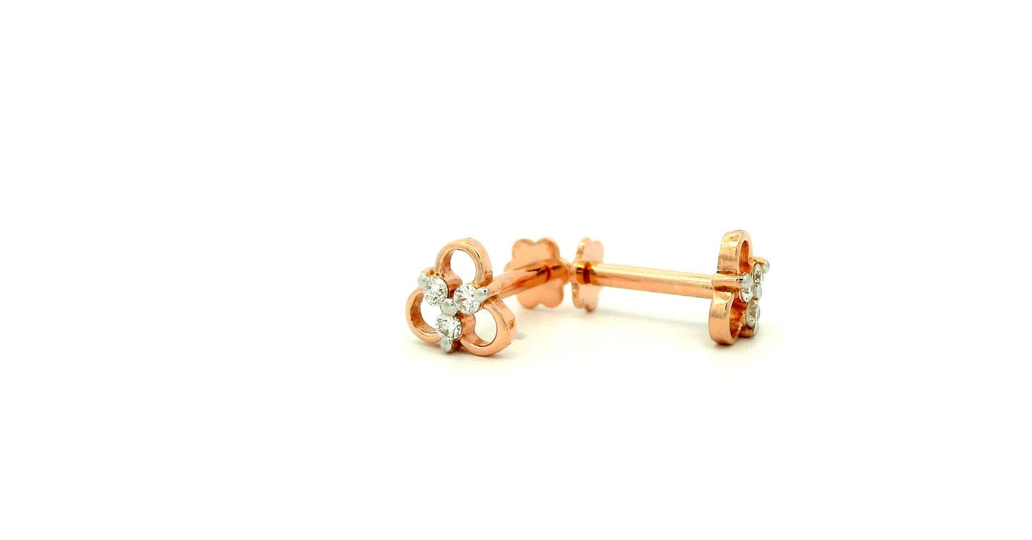 Elegant Rose Gold Earrings