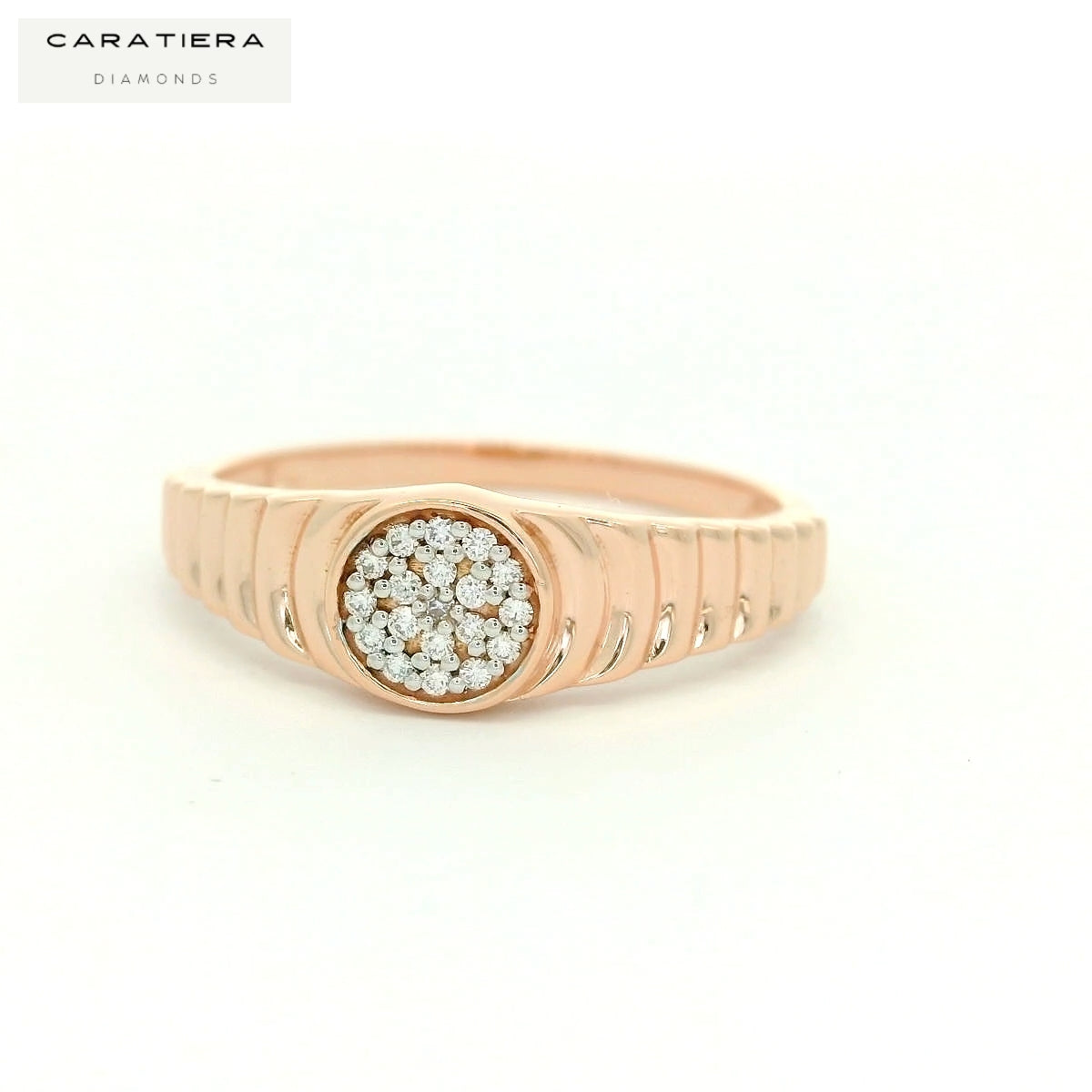 Elegant Rose Gold Diamond Ring