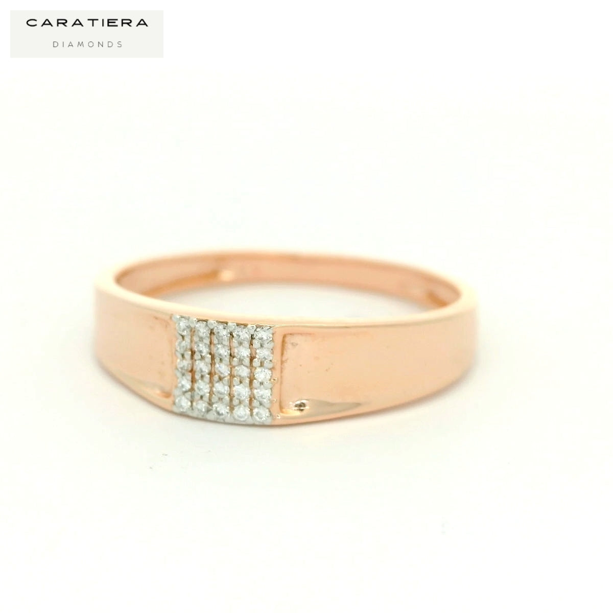 Elegant Rose Gold Diamond Ring