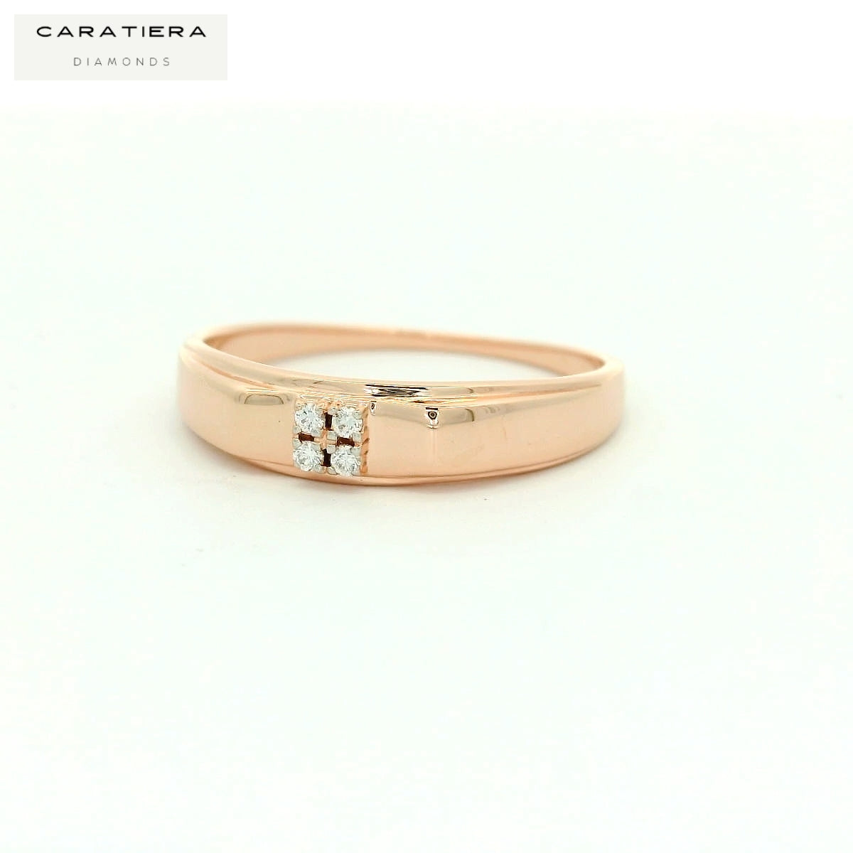 Elegant Rose Gold Diamond Ring