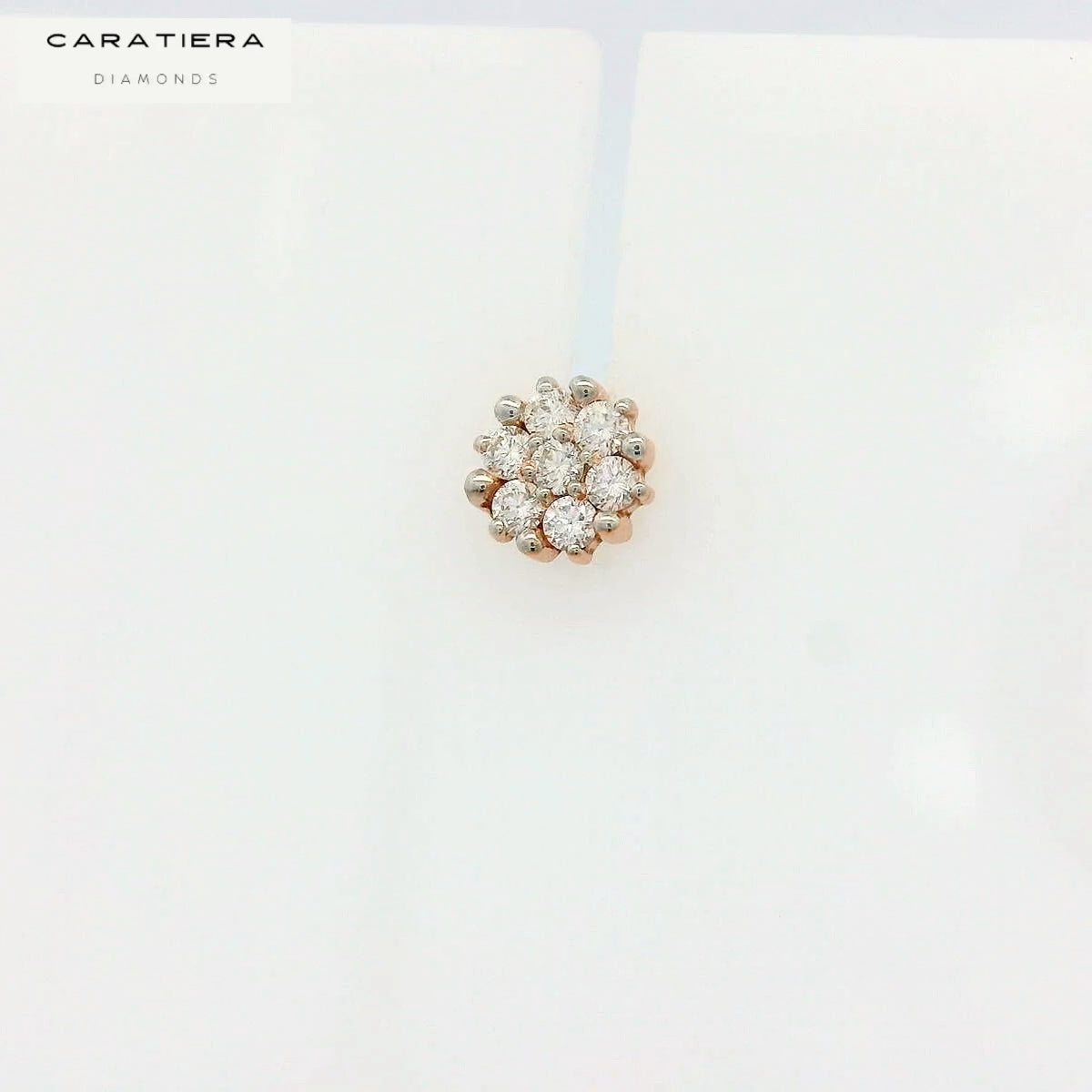 Elegant Diamond Flower Nose pin