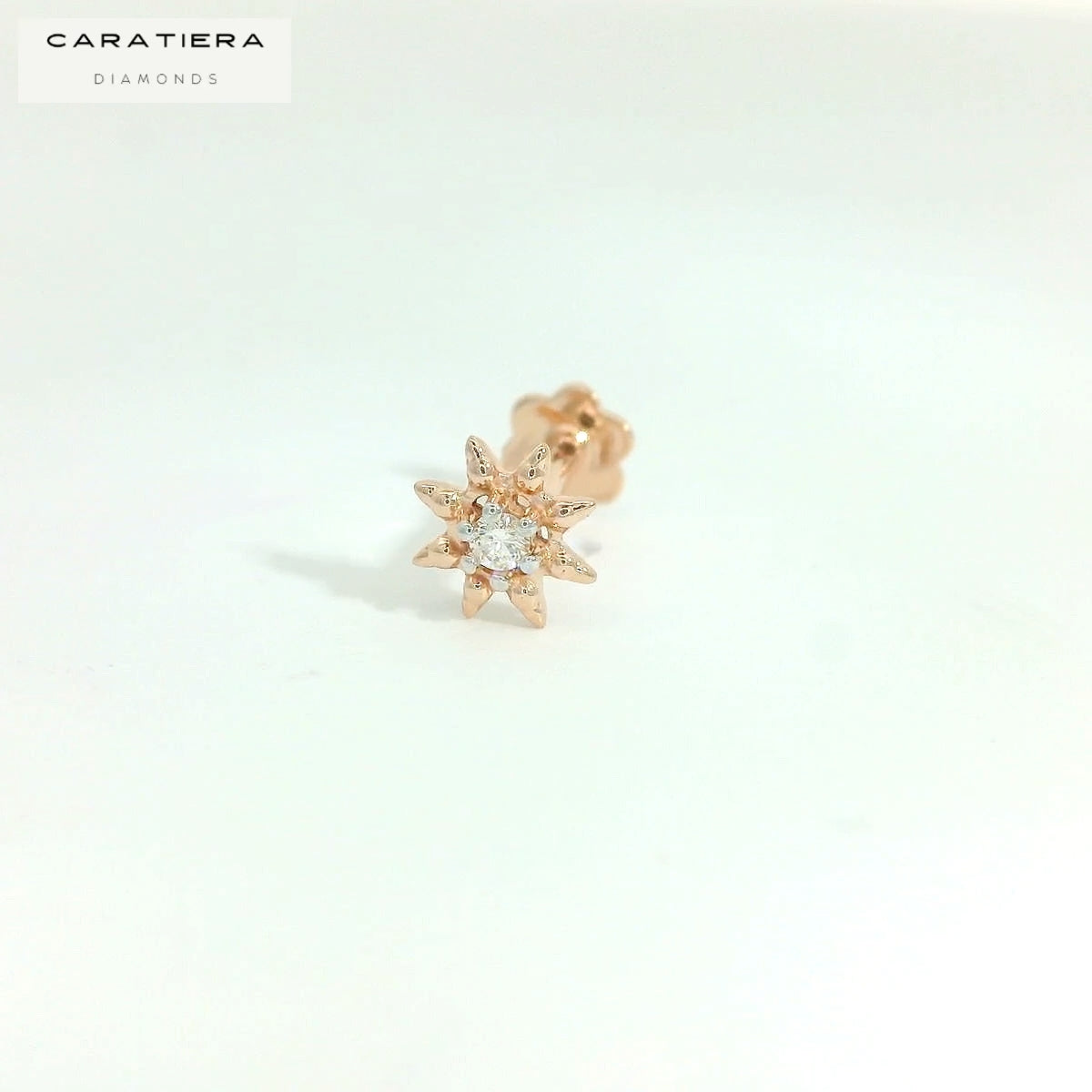 Elegant Star Diamond nose pin