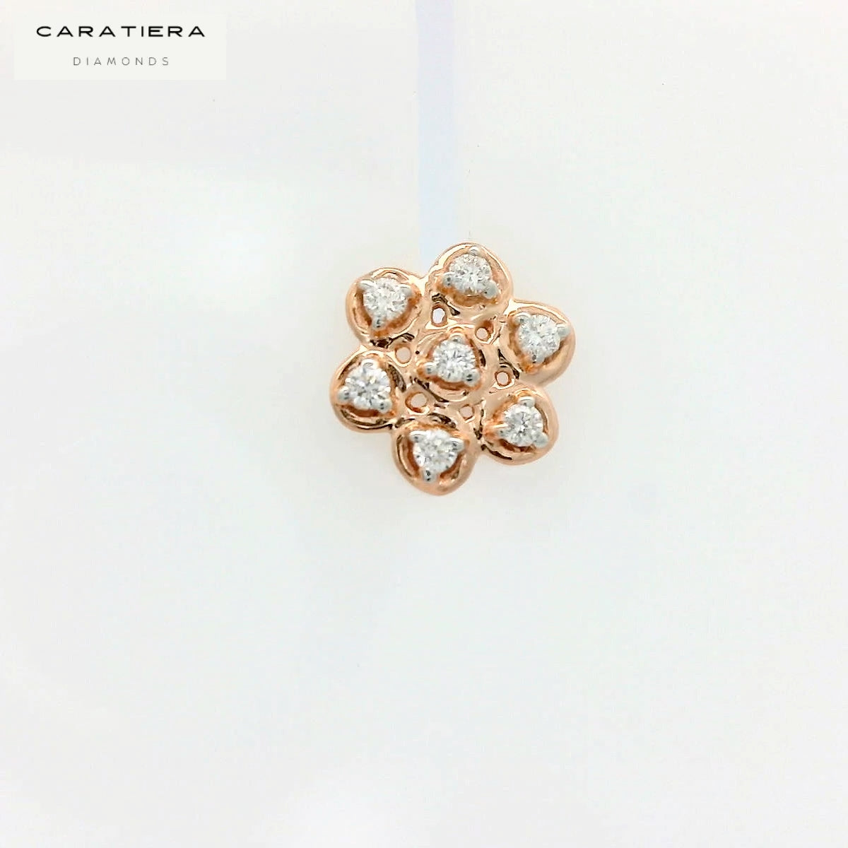 Elegant Diamond flower nose pin