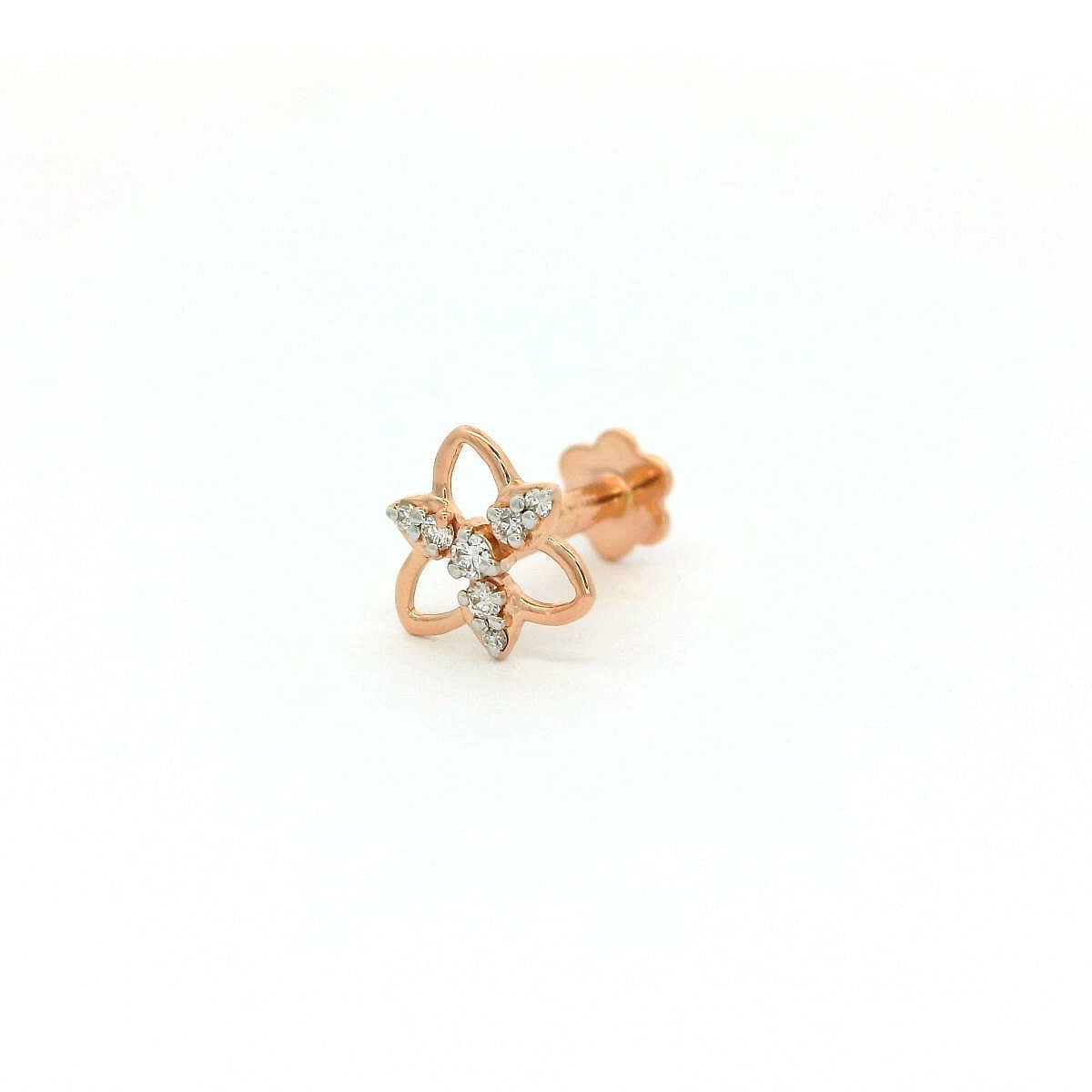Elegant Diamond flower nose pin
