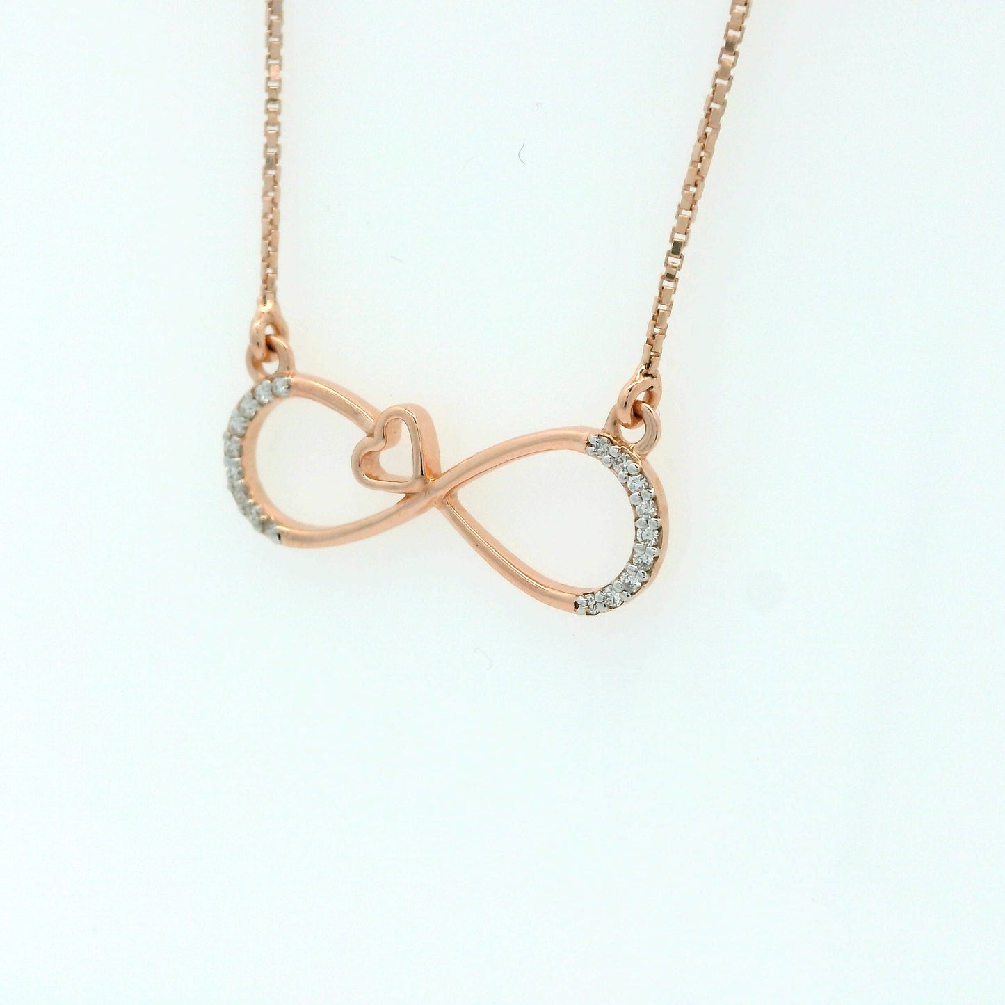 Elegant Infinity Heart Pendant