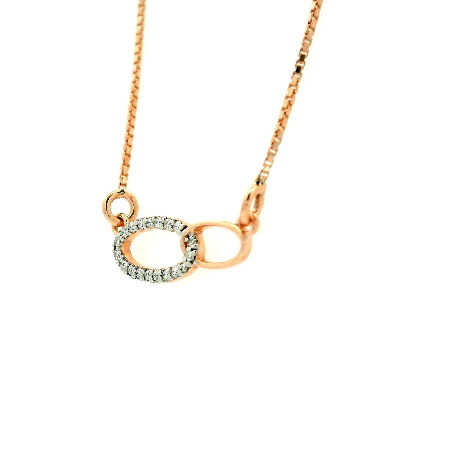 Elegant Rose Gold Pendant Necklace