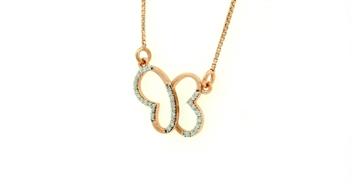Elegant Butterfly Pendant Necklace