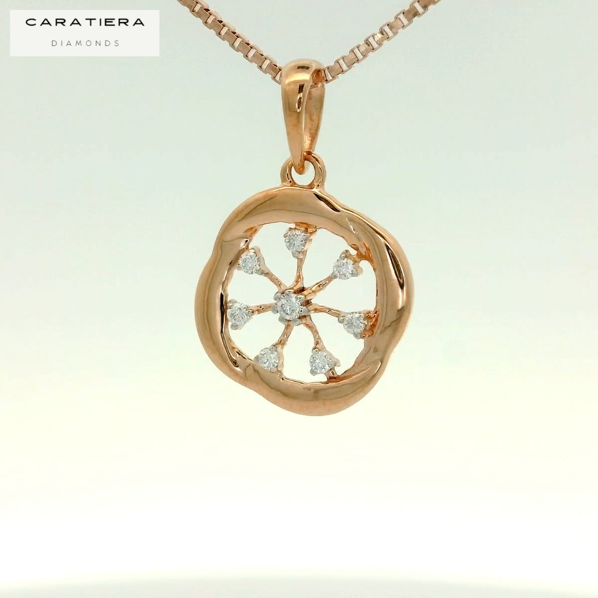 Elegant Rose Gold Pendant