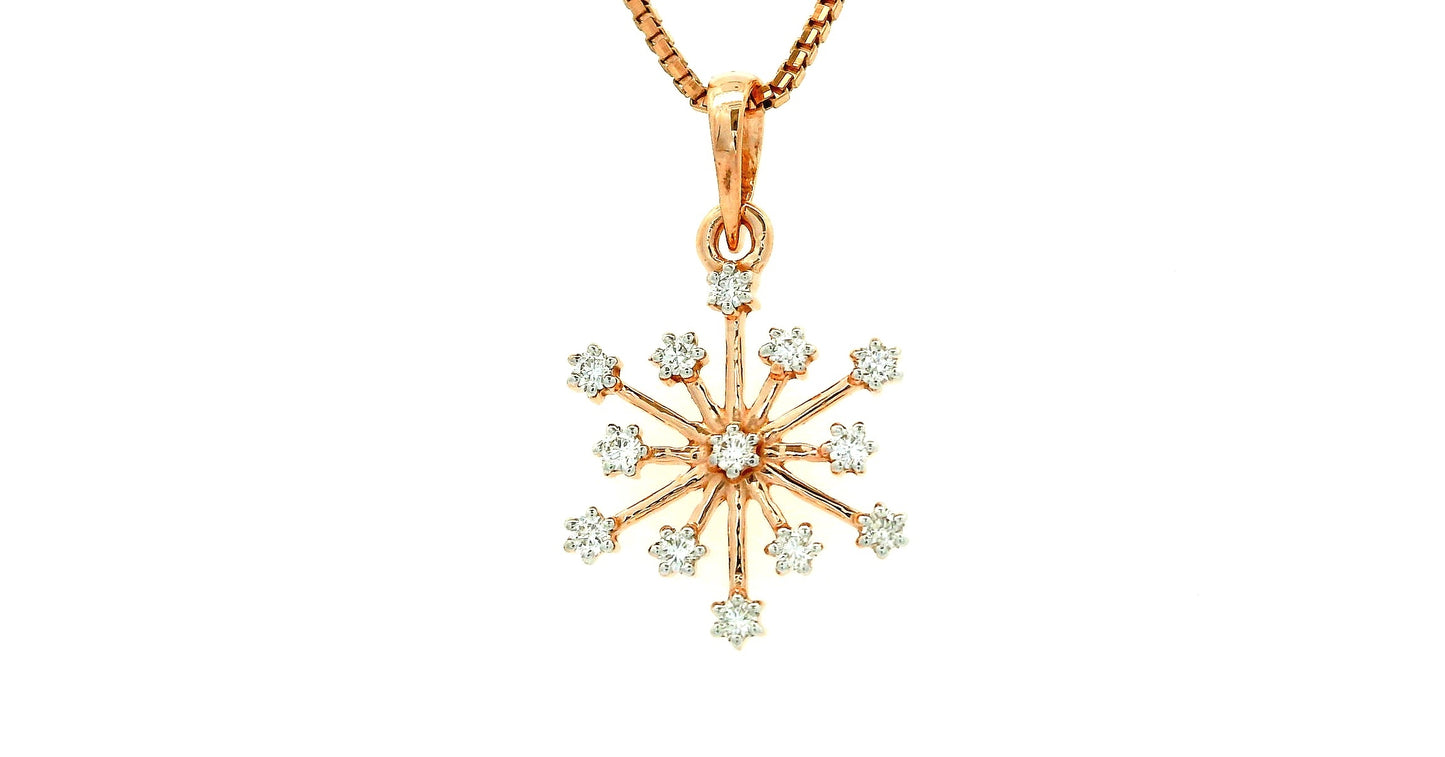 Elegant Snowflake Pendant