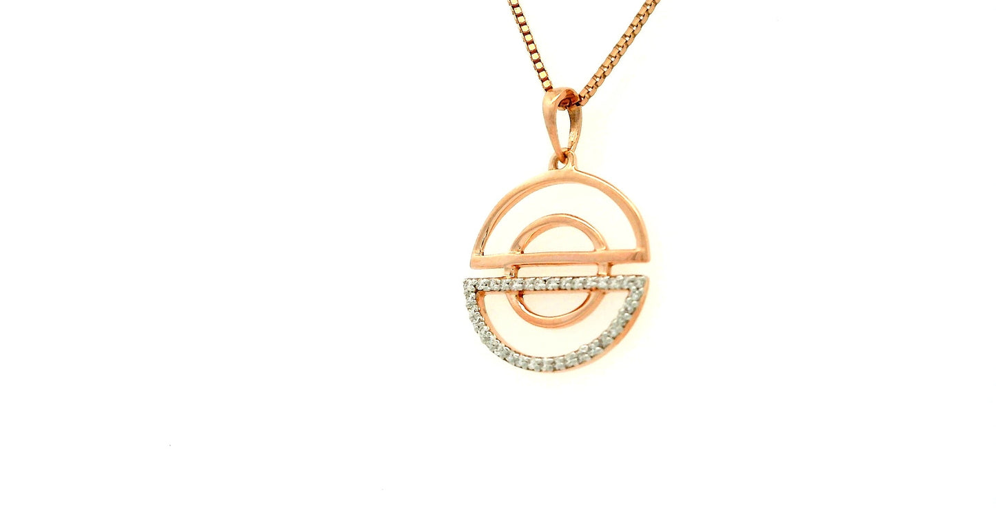 Elegant Rose Gold Pendant