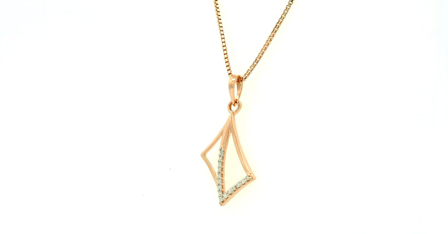 Elegant Diamond-Studded Pendant