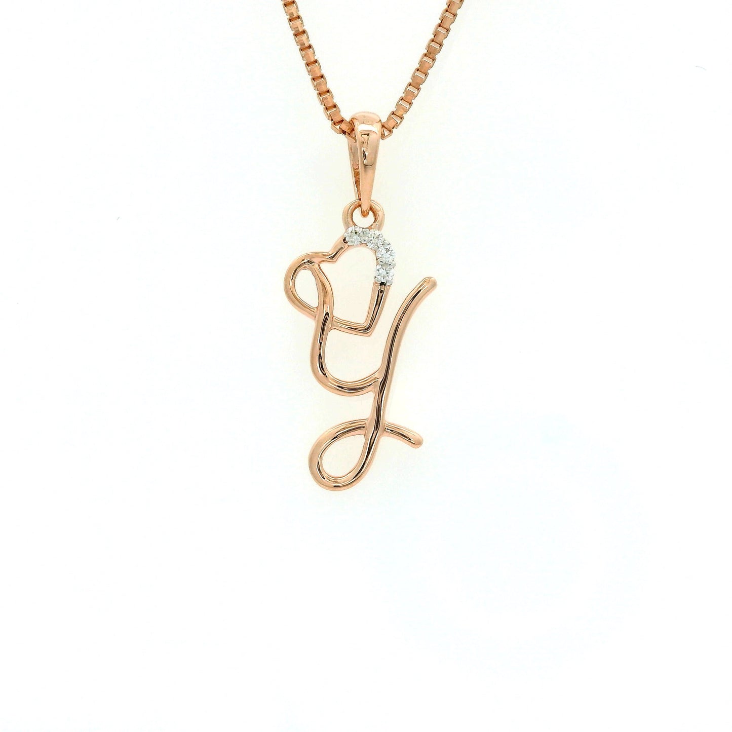 Elegant Initial Pendant Necklace