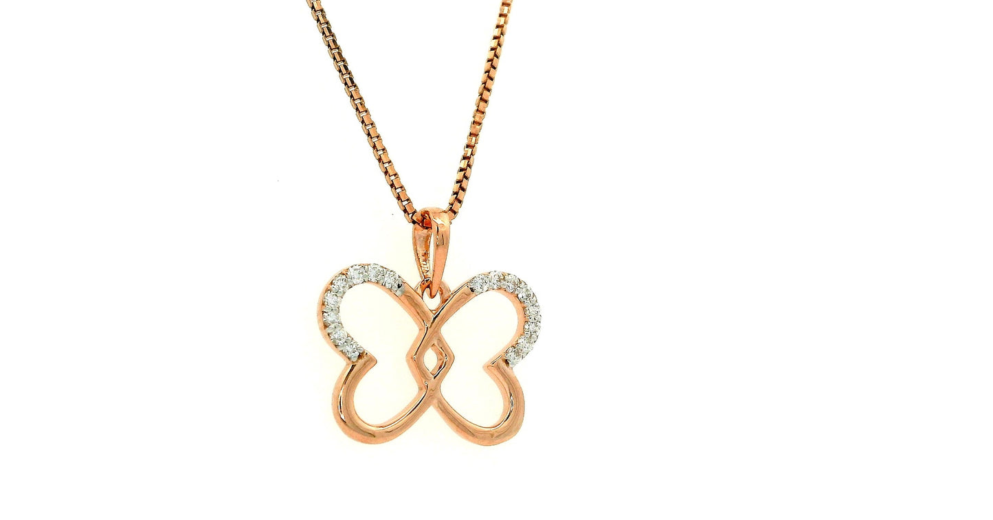 Elegant Butterfly Pendant Necklace