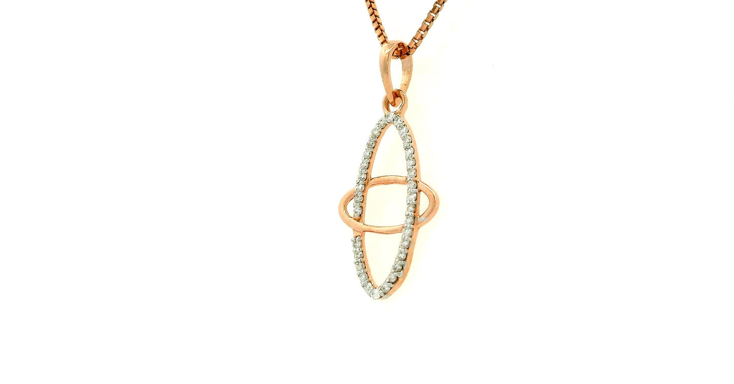 Elegant Rose Gold Pendant