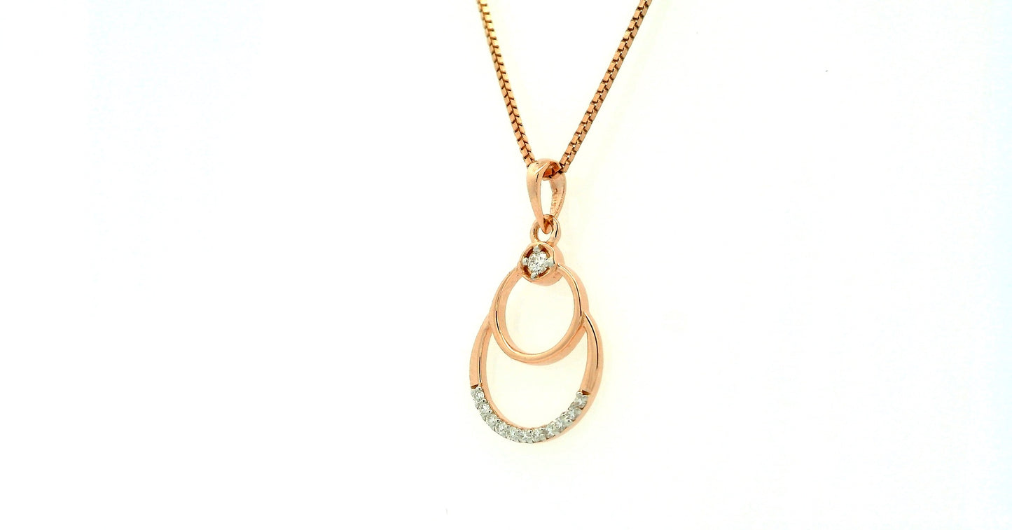 Elegant Rose Gold Pendant