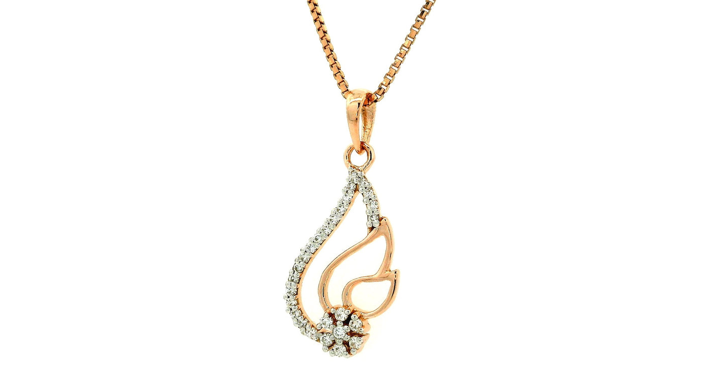 Elegant Rose Gold Pendant