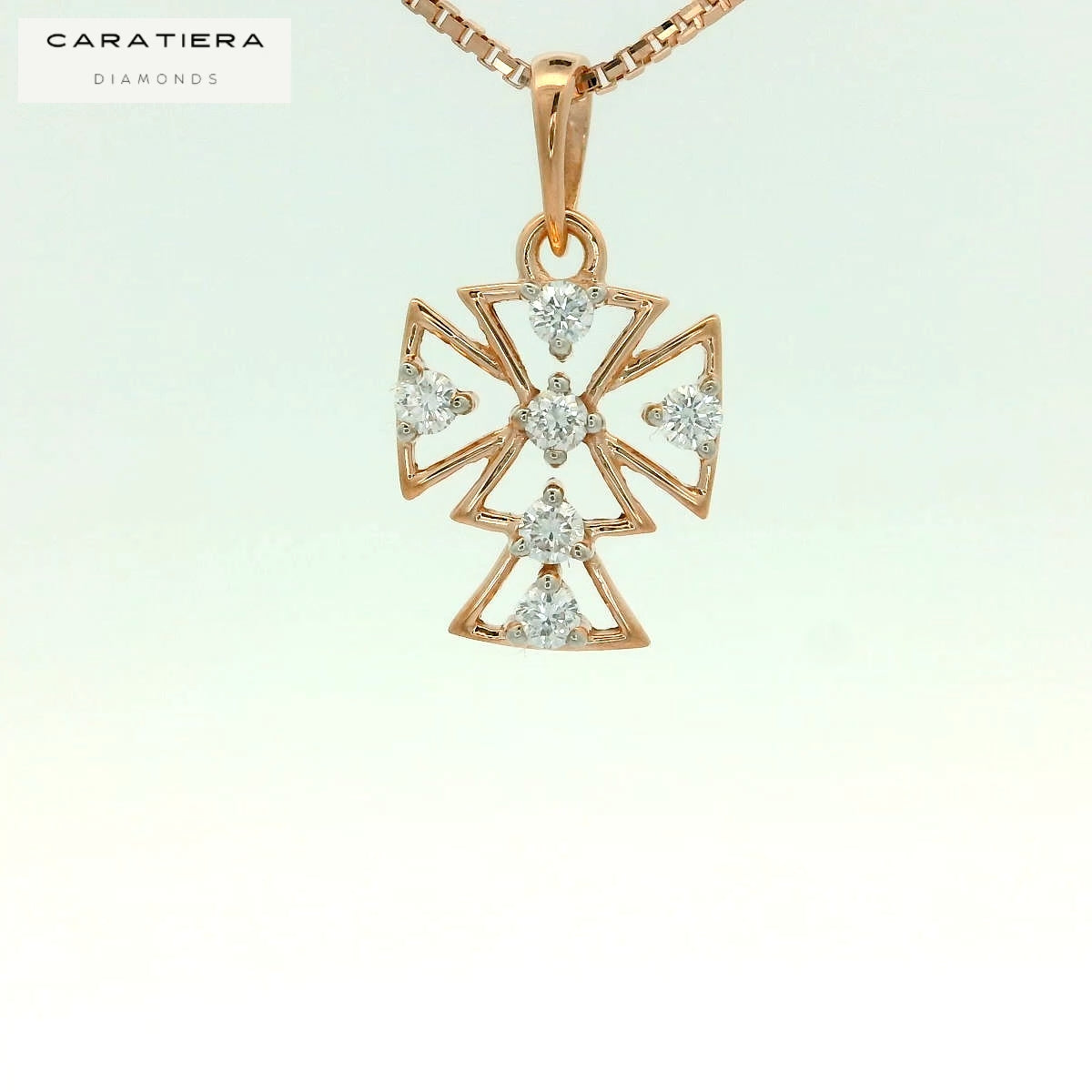 Elegant Diamond Cross Pendant