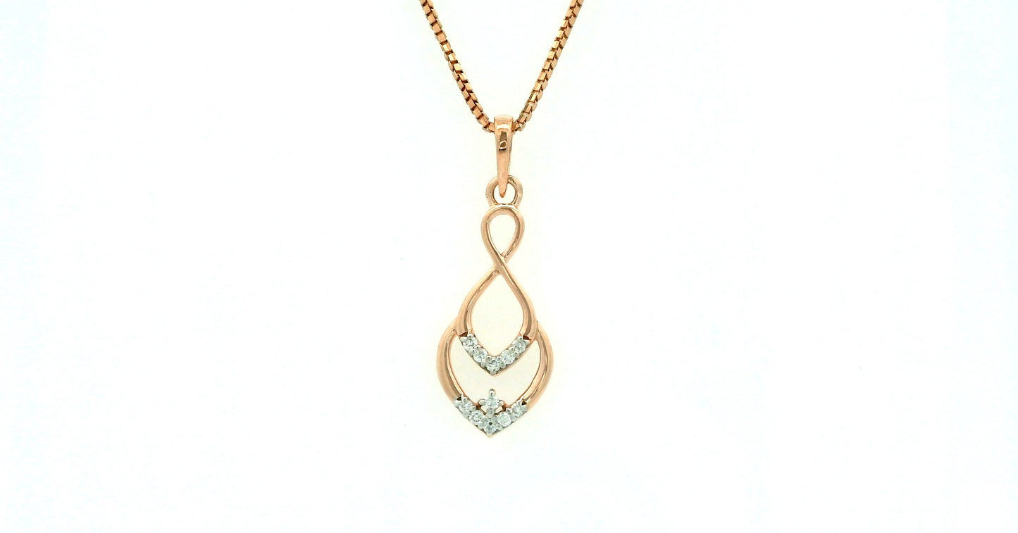 Elegant Infinity Pendant Necklace