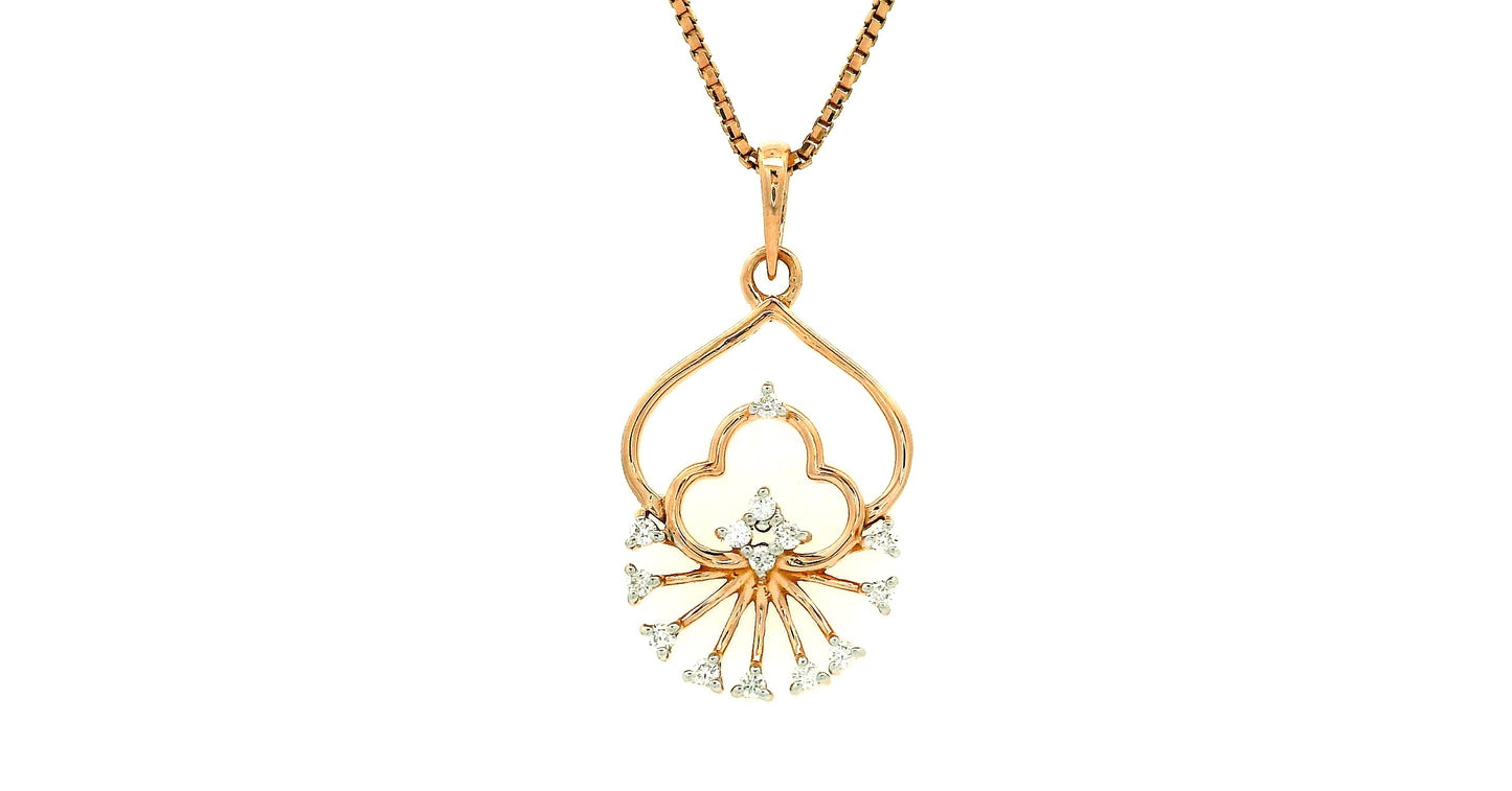 Elegant Rose Gold Pendant
