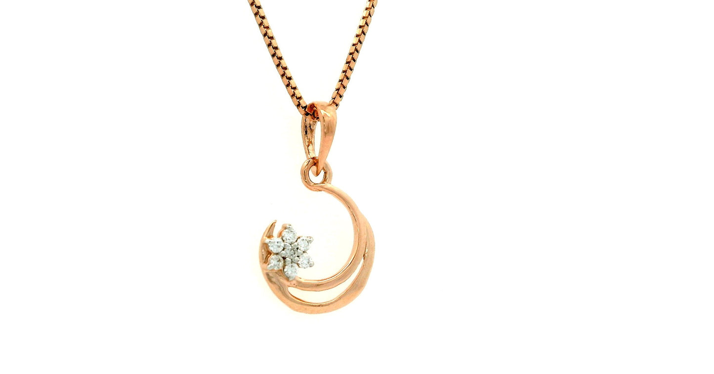 Elegant Rose Gold Pendant