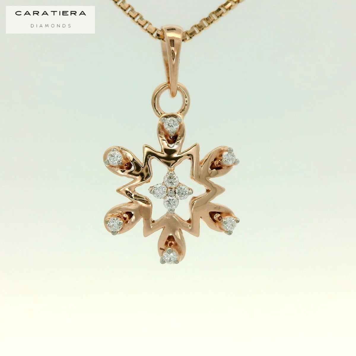 Elegant Diamond Star Pendant