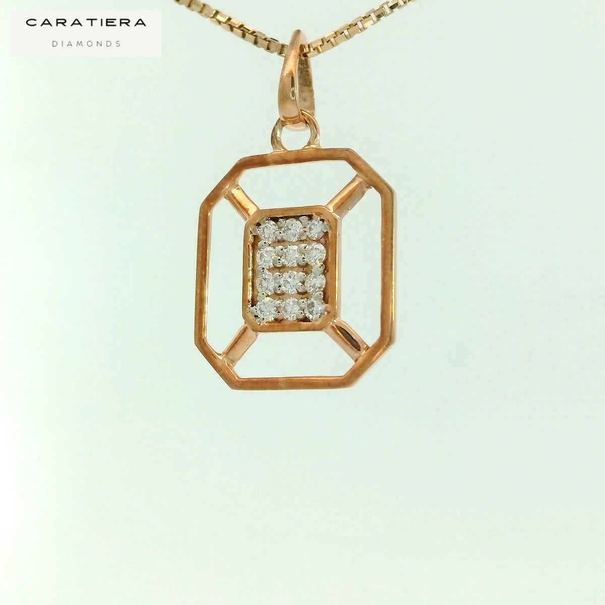 Elegant Gold Diamond Pendant